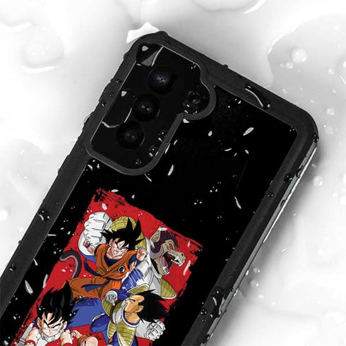 Dragon Ball Z Goku Vs Vegeta Galaxy S24 Plus Waterproof Case